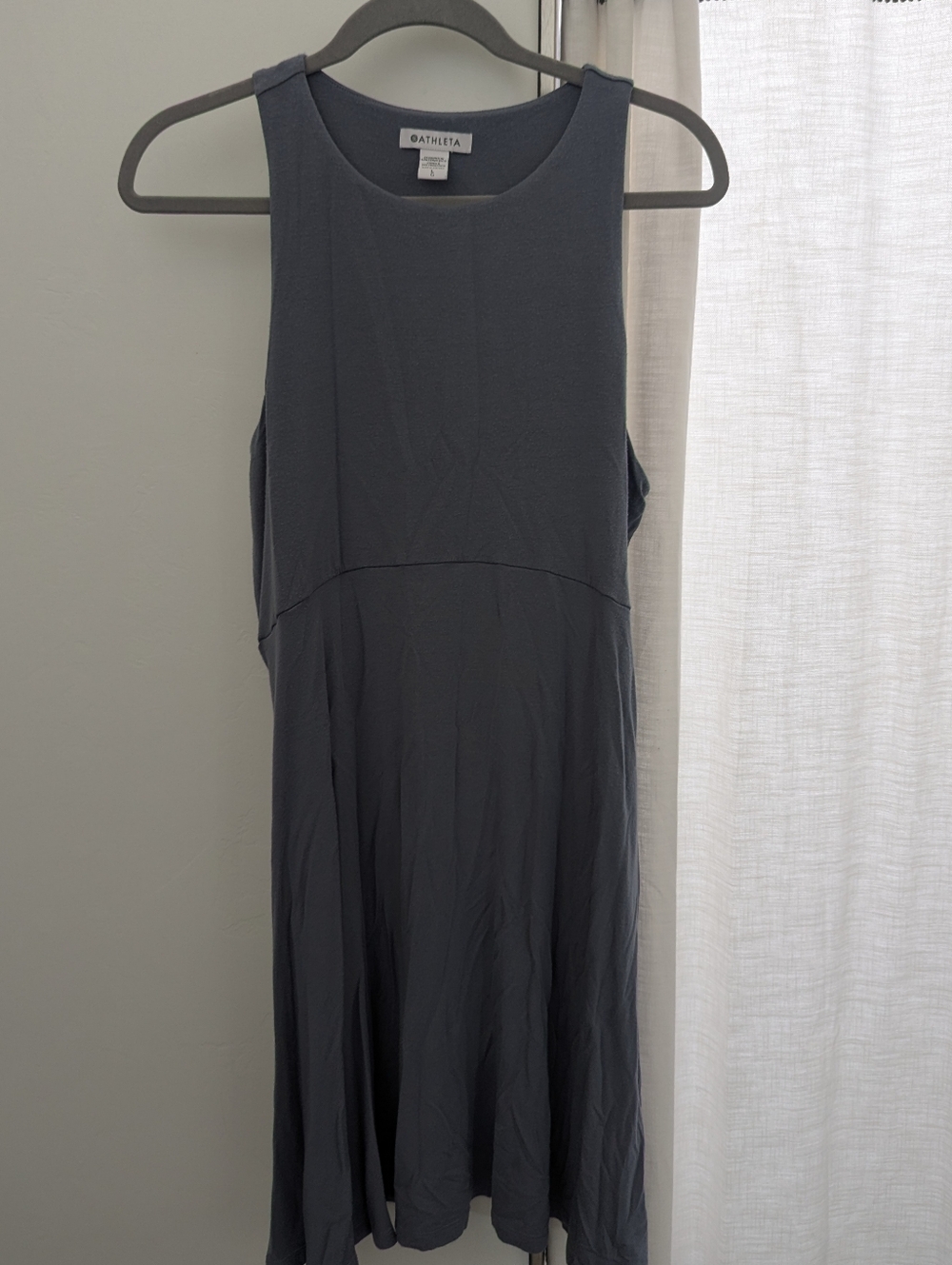 Athleta Santorini Grey Midi Dress